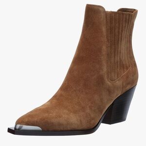 Chic Tan Suede Ankle Boots